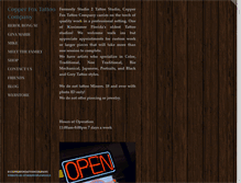 Tablet Screenshot of copperfoxtattooco.com